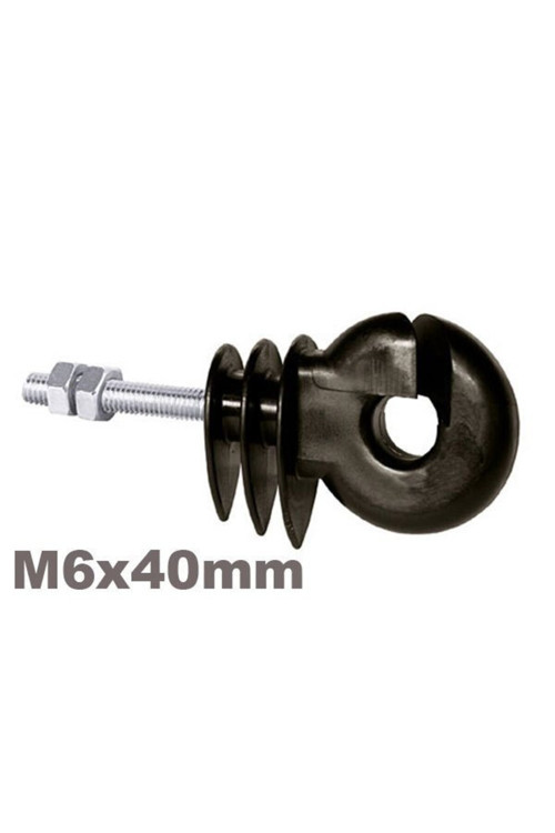 Elektrikli Çit Civata / Somun Montajlı İzolatör (25li) M6x40mm