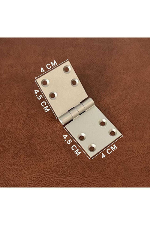 Star Köşeli Uzun Alüminyum Yaprak Menteşe 4,5x4 Cm 4 Adet