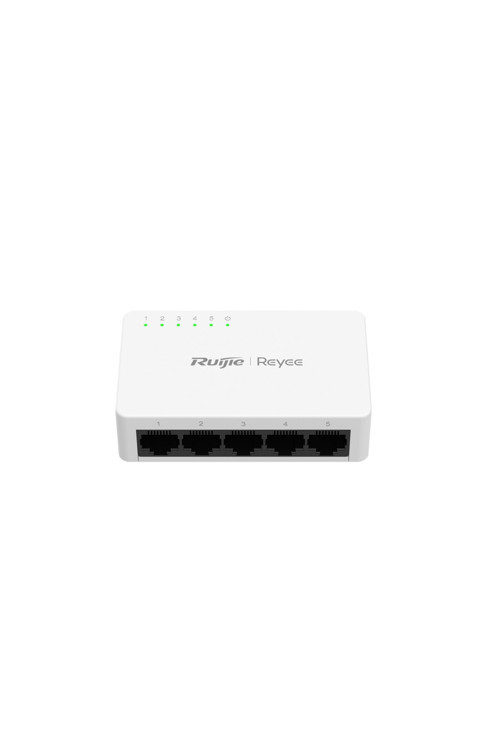 RG-ES05G-L 5 Portlu, 10/100/1000 Gigabit, Tak Çalıştır Switch, Plastik Kasa