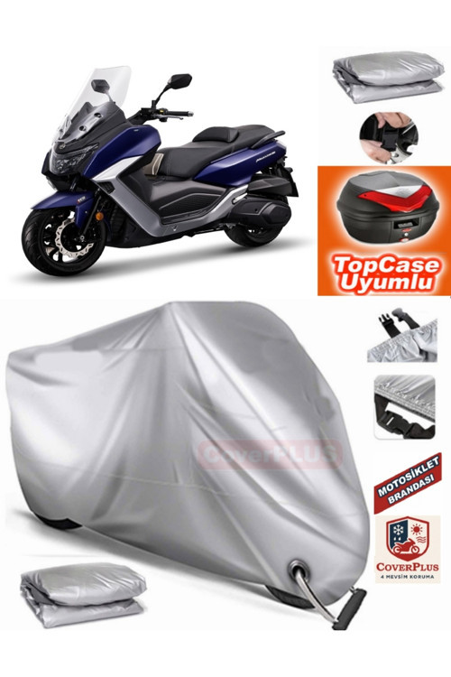 Sym Maxi 400i ABS Arka Çanta Uyumlu Motor Brandası (Bağlantı,Kilit Uyumlu)