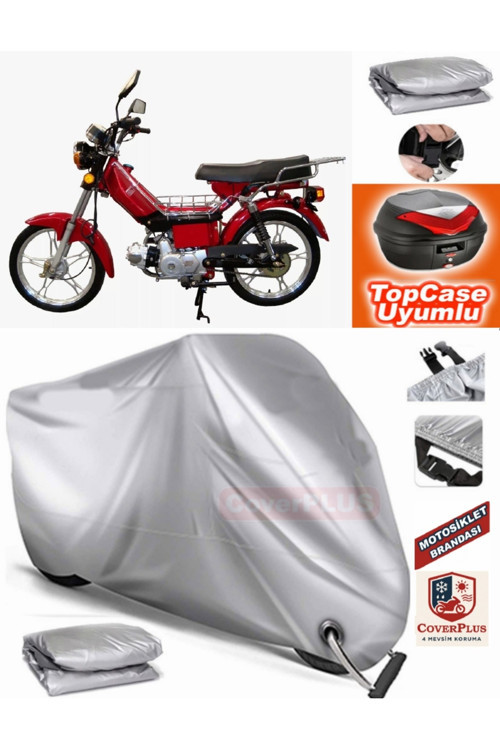 Bisan Star Arka Çanta Uyumlu Motor Brandası (Bağlantı,Kilit Uyumlu)