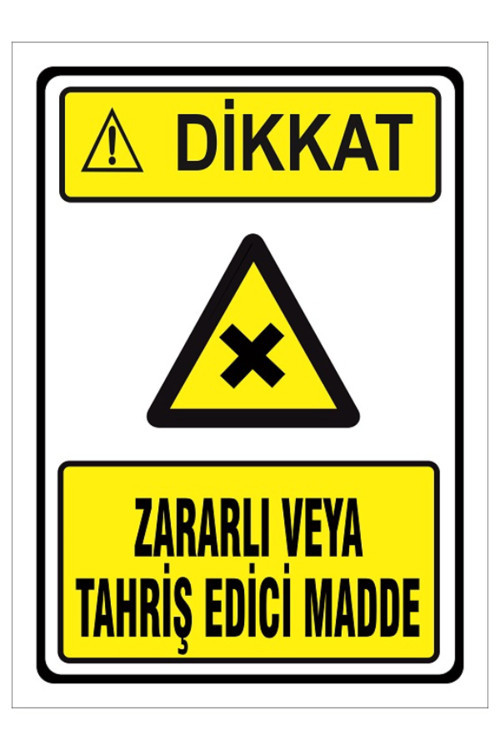 Zararlı Veya Tahriş Edici Madde - Isg Levhası Levha 70x100 Cm Dekota 3 Mm