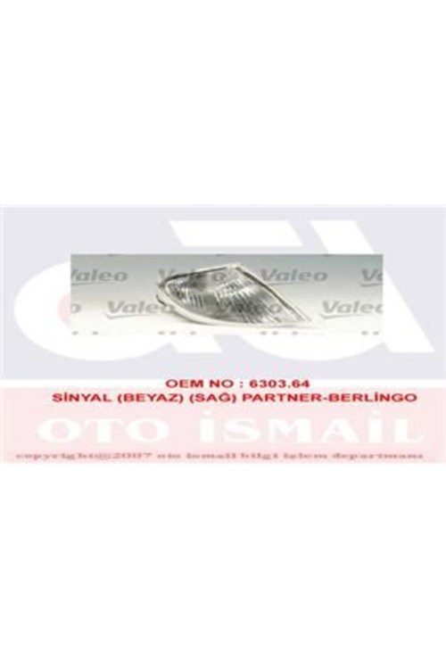 86384 SİNYAL LAMBASI SAĞ PARTNER 96- / BERLINGO 96-