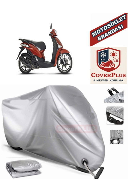 Piaggio Liberty 200 Motosiklet Branda Örtü Çadır Motor Brandası (Kilit Uyumlu)