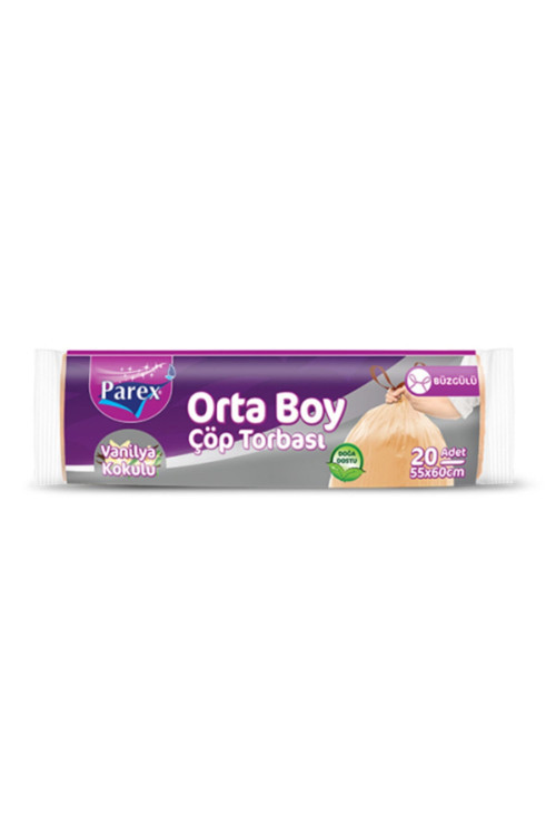Büzgülü Vanilya Kokulu Orta Boy Çöp Poşeti