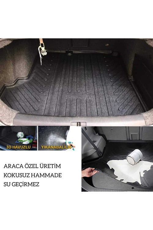 Renault Megane 4 Sedan 2016 Ve Sonrası Kingly Bagaj Havuzu
