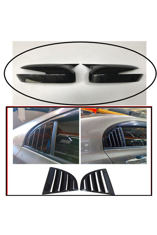 Honda Civic FD6 Yarasa Batman Ayna ve Kelebek Cam Rüzgarlığı 2li