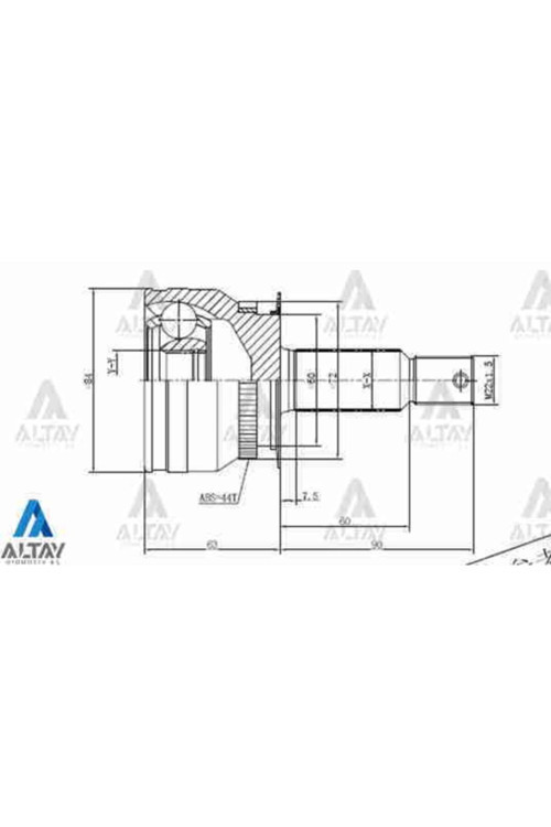 1745 Aks Kafası Dış Cerato 03= Absli 27x60x24