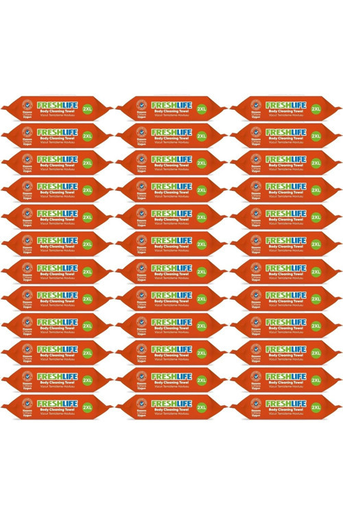 Hasta Vücut Temizleme Islak Mendil Havlu 50 Yaprak XL (36 Lı Set)