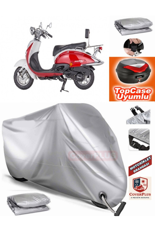 Mondial 135 UAG Arka Çanta Uyumlu Motor Brandası (Bağlantı,Kilit Uyumlu)