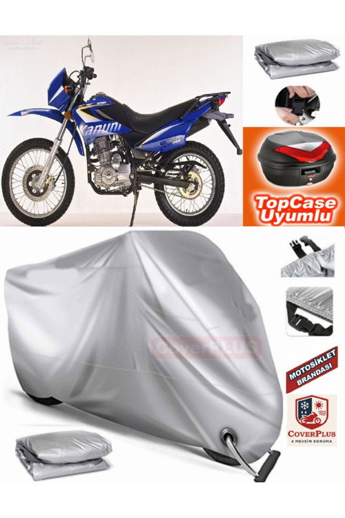 Kanuni Enduro 200 Arka Çanta Uyumlu Motor Brandası (Bağlantı,Kilit Uyumlu)