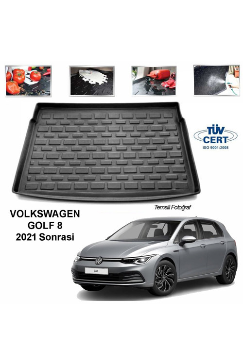 Volkswagen Golf 8 Bagaj Havuzu Paspası 2021 Sonrası