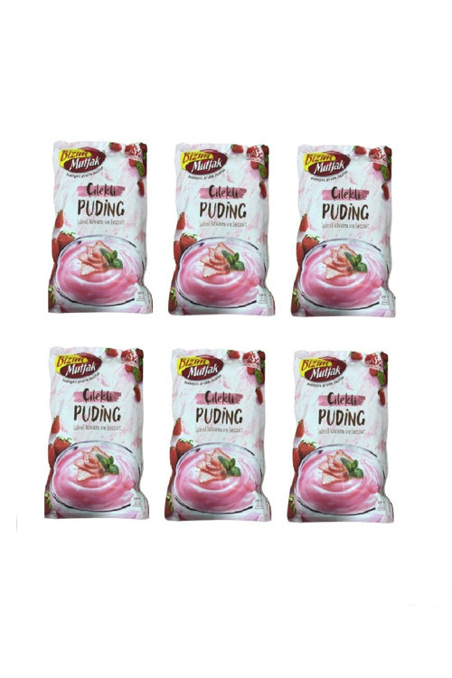 Çilekli Toz Puding 125 Gr X 6 Adet