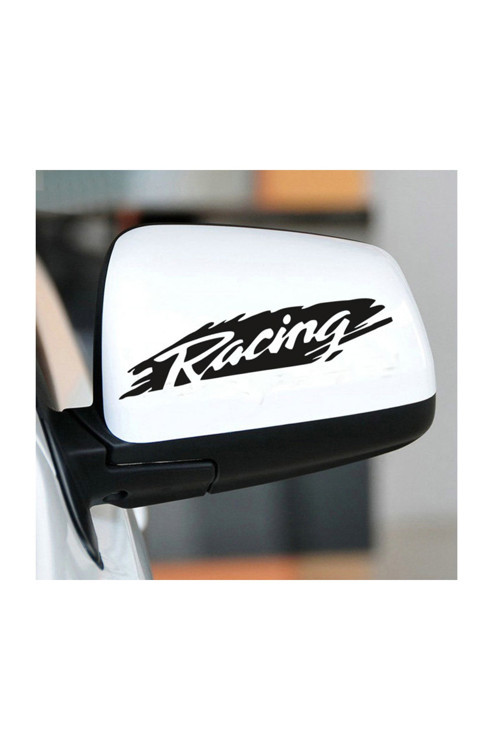 35 X 9 Cm Racing Araba Sticker, 2 Adet Oto Çıkartma