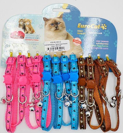 Kedi Boy. Tasma Çapa Desenli 10mm-28cm 12