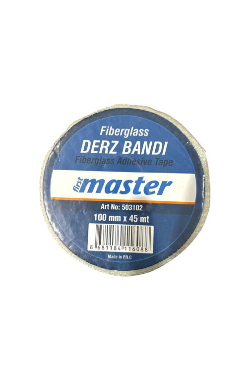 FİRST MASTER Beze Derz Bandı Fileli Bant Alçıpan Bantı Derz Bandı 100 mm x 45 mt