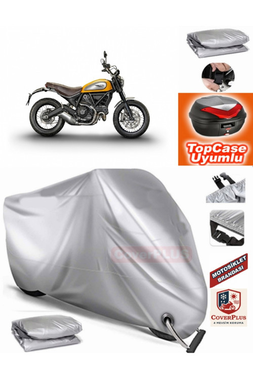 Ducati Scrambler Classic Arka Çanta Uyumlu Motor Brandası (Bağlantı,Kilit Uyumlu)