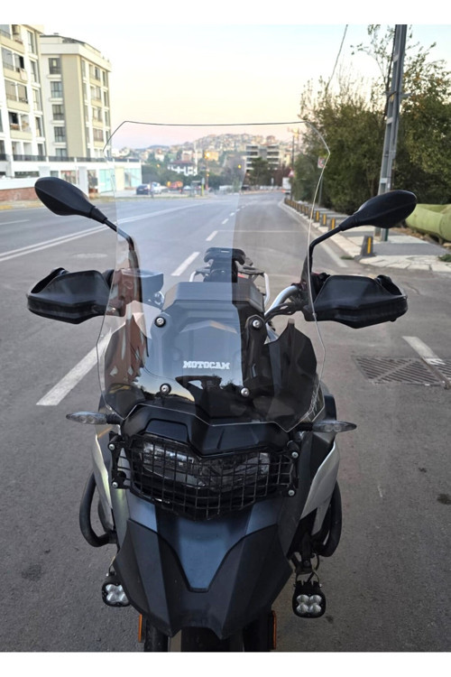 Bmw F750 GS Ön Cam 2018-2023 Model 57cm Şeffaf Renkli 4mm UZUN CAM