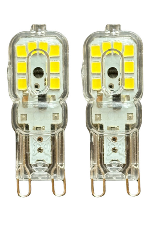 (2 Adet) Osaka 3W Beyaz Işık (6500K) Dim Edilebilir G9 Duylu Led Kapsül Ampul
