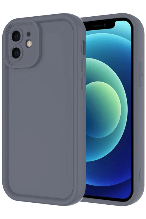 SNMSWRLD iPhone 11 Kılıf Viera Silikon (61623) - Gri