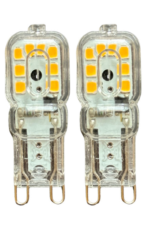 (2 Adet) Osaka 3W Sarı Işık (3000K) Dim Edilebilir G9 Duylu Led Kapsül Ampul