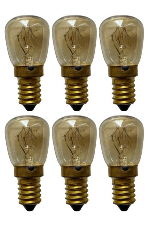 (6 Adet) Ledvance 25W Sarı Işık E14 Duylu (İnce Duy) Fırın Ampulü