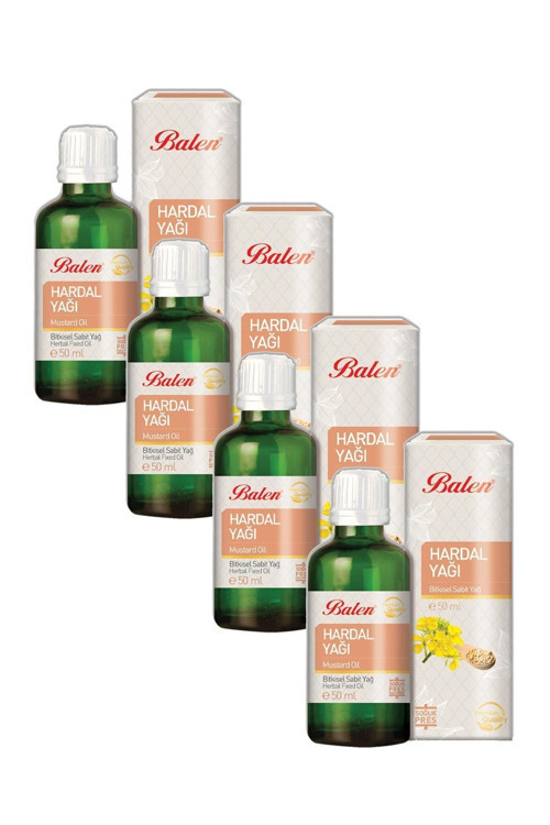 Hardal Yağı Soğuk Pres 50 ml 4 Adet