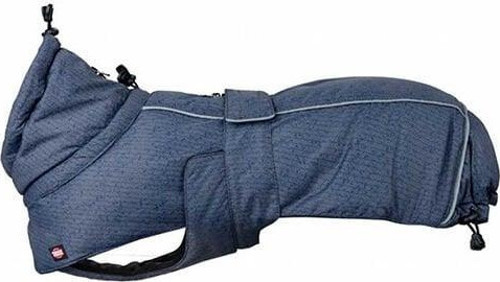 Köpek Paltosu M 45cm Mavi