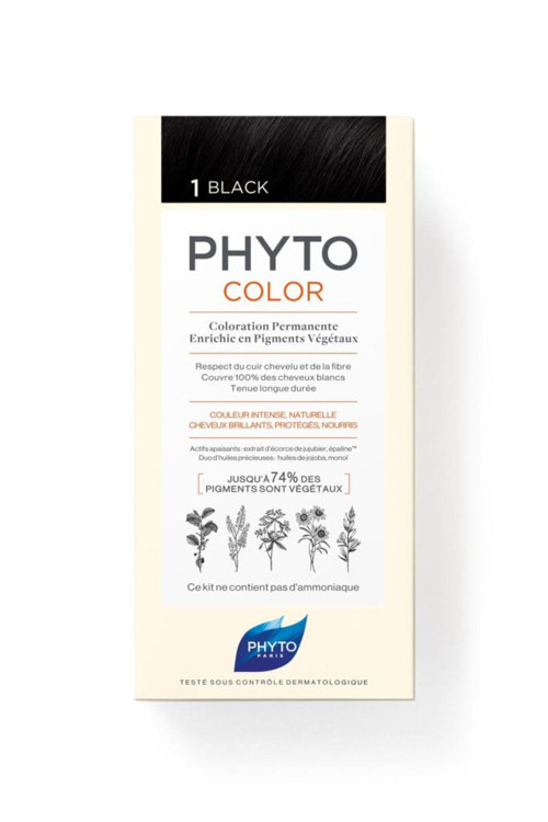 Phyto Phytocolor Bitkisel Saç Boyası ''1 Siyah'' 5