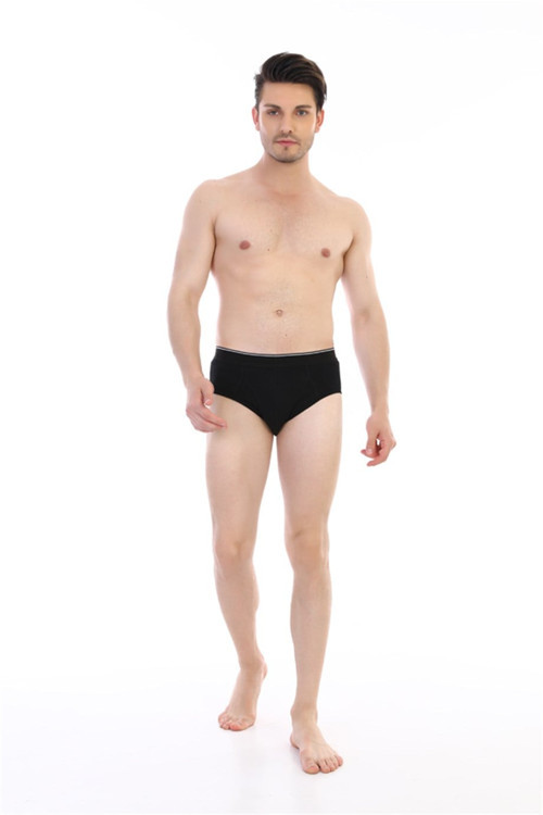 Erkek Elastanlı Siyah Slip 887