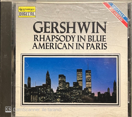 (Plak Değildir CD dir) CD Gershwin Rhapsody In Blue American In Paris CD