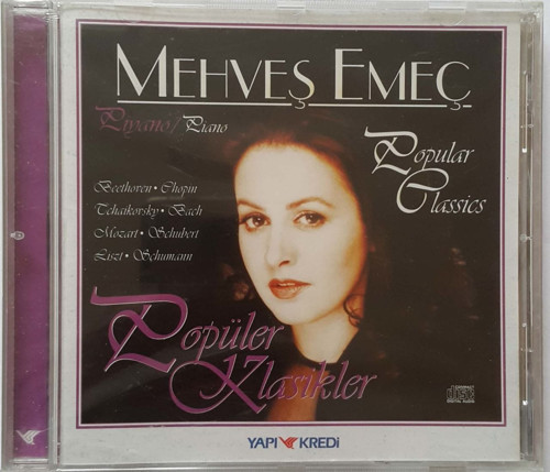 (Plak Değildir CD dir) CD Mehveş Emeç Popüler Klasikler Açılmamış Jelatininde CD