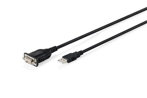 DIGITUS USB 2.0 - RS232 adaptör kablosu, 1,8 m, entegre FTDI FT232RNL yonga seti