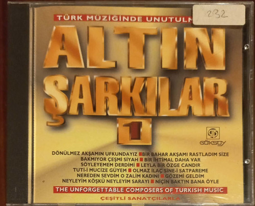 (Plak Değildir CD dir) CD Altın Şarkıular 1 CD