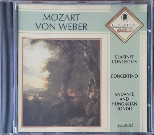 (Plak Değildir CD dir) CD Classical Gold Mozart Von Weber CD
