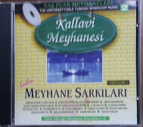 (Plak Değildir CD dir) CD Kallavi Meyhanesi Sevilen Meyhane Şarkıları 2 CD