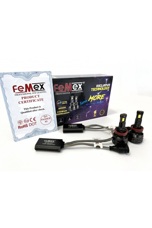 H8/11 LED XENON LED HEADLİGHT SUPER MORE CSP SUPERIOR ETI CHİPSET RADYATÖR SOĞUTMALI