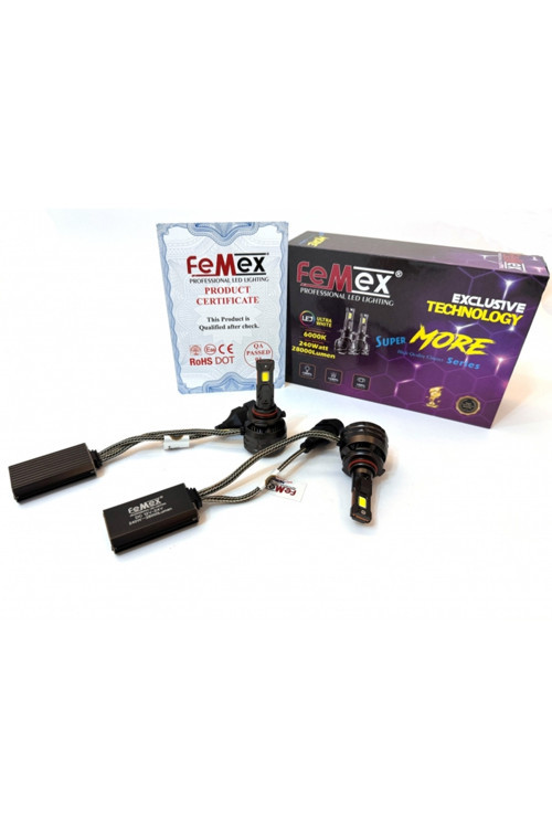 HIR2 9012 LED XENON LED HEADLİGHT FEMEX SUPER MORE CSP SUPERIOR ETI CHİPSET RADYATÖR SOĞUTMALI