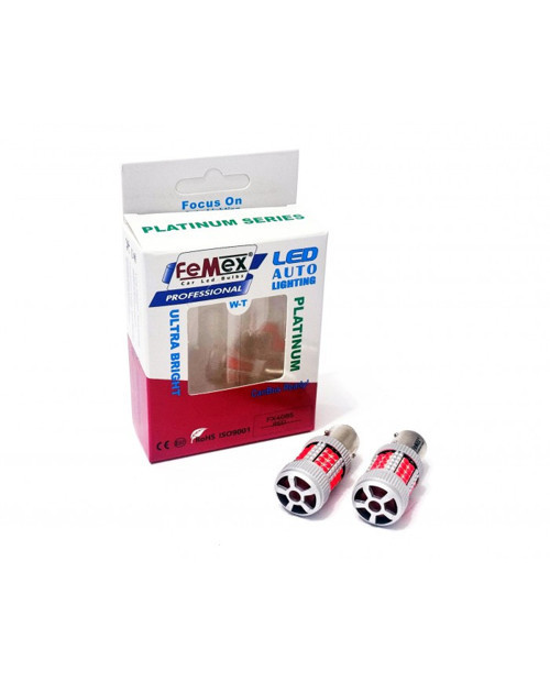 Platinum P21W-1157 BAY15D Çift Duy Decoderli Led Ampul Stop Fanlı