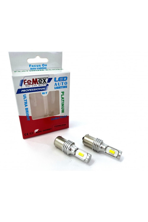 P21W-1156 15W Tek Duy CSP Led Ampul Beyaz Ultra Parlak Platinum