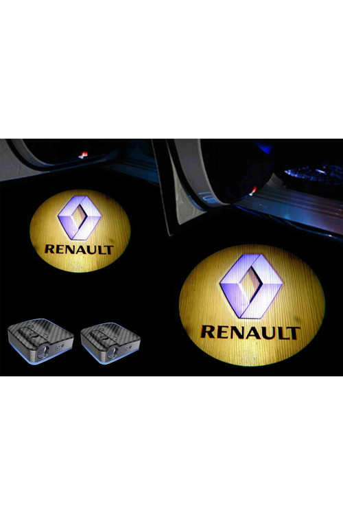 Renault Kapı Altı Led Hayalet Logo (2 Adet) SARI