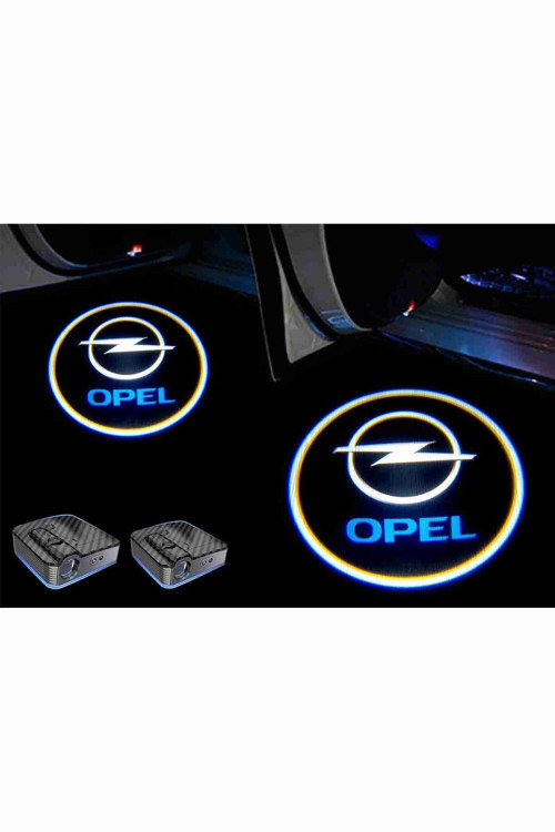 Opel Araçlar Için Pilli Yapıştırmalı Kapı Altı Led Logo