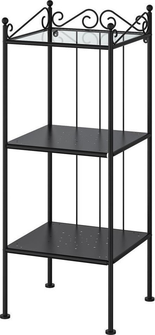 Rönnskar Banyo Raf Ünitesi Siyah - 42x103 cm