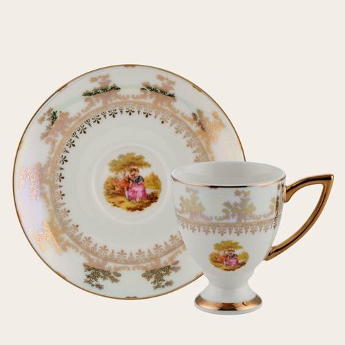 23067-4 Lady Pearl 6'lı Kahve Fincanı