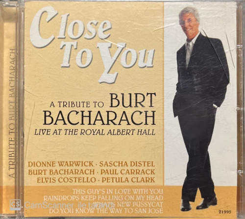 (Plak Değildir CD dir) CD Burt Bacharach Close To You CD