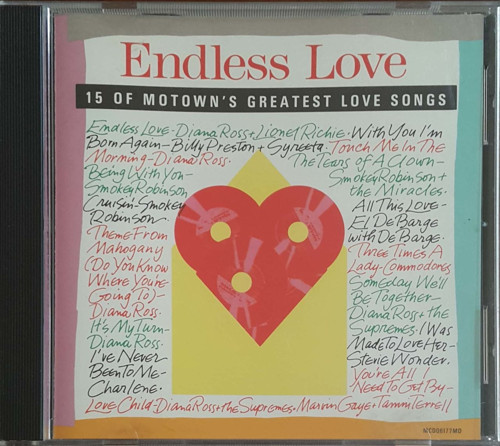 (Plak Değildir CD dir) CD Endless Love 15 Of Motown's Greatest Love Songs CD