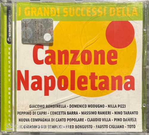 (Plak Değildir CD dir) CD Canzone Napoletana CD