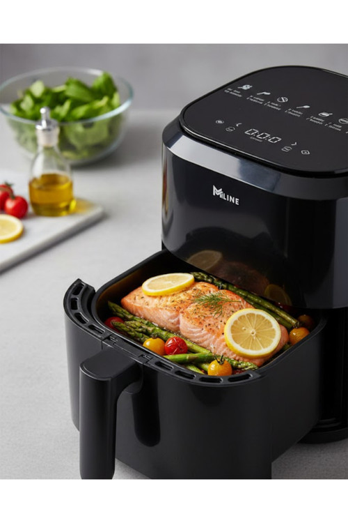4L Airfryer 1360W Yağsız Sıcak Hava Fritözü – Dokunmatik Panel – 60-180°C Ayarlı – Zamanlayıcılı