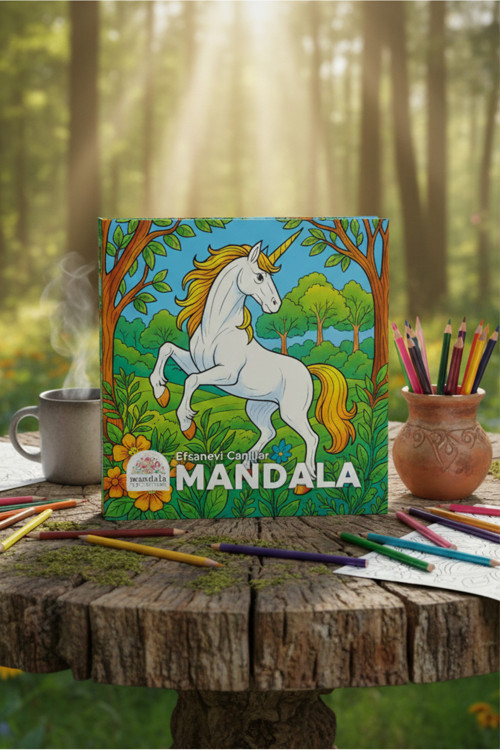 Art Terapi Mandala Yayınları Cep Boy Mandala Büyükler İçin Boyama Kitabı