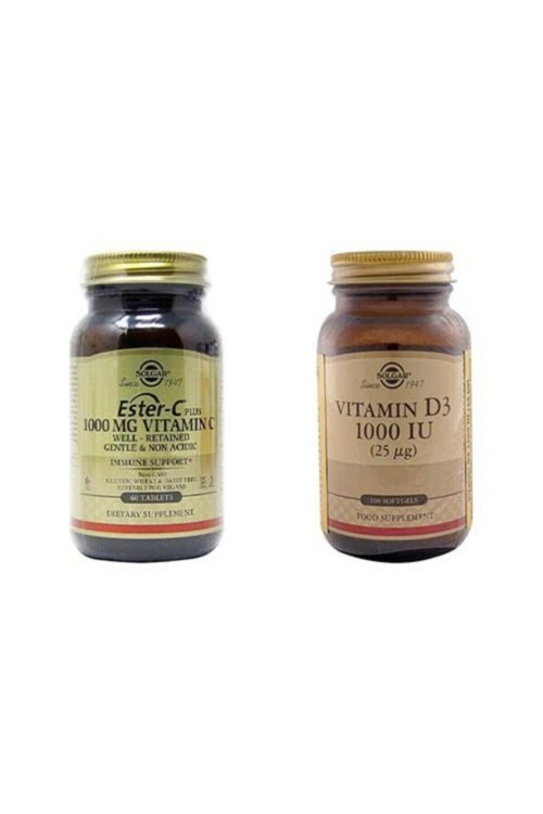 D3 1000 Iu 100 Kapsül & Ester C 1000 Mg 60 Tb